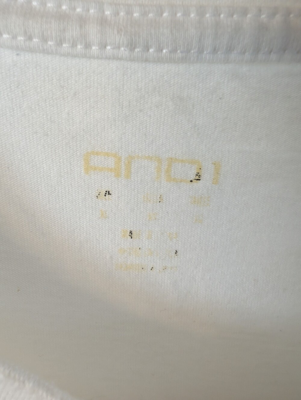 🏀 AND1 🏀 Vintage Y2K   "All-Over Print" (AOP) Streetball T-shirt (Unworn) - Picture 9 of 12